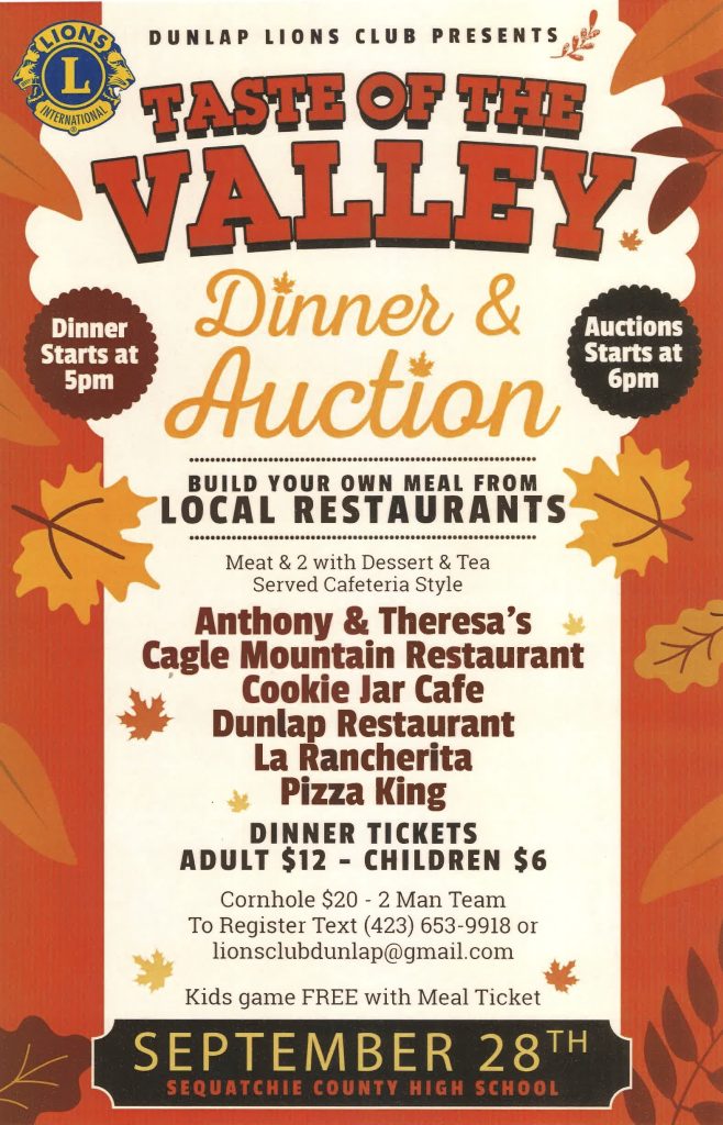 Featured image for: Taste of the Valley, Dinner and Auction Presented by the Lions Club