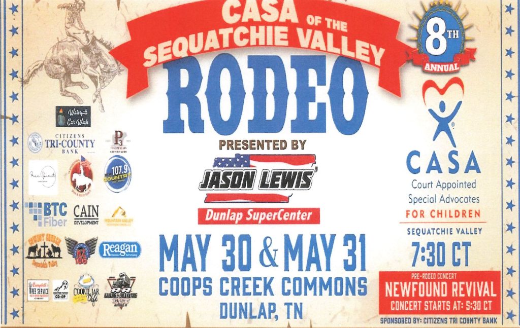 Featured image for: The 8th Annual CASA of the Sequatchie Valley Rodeo