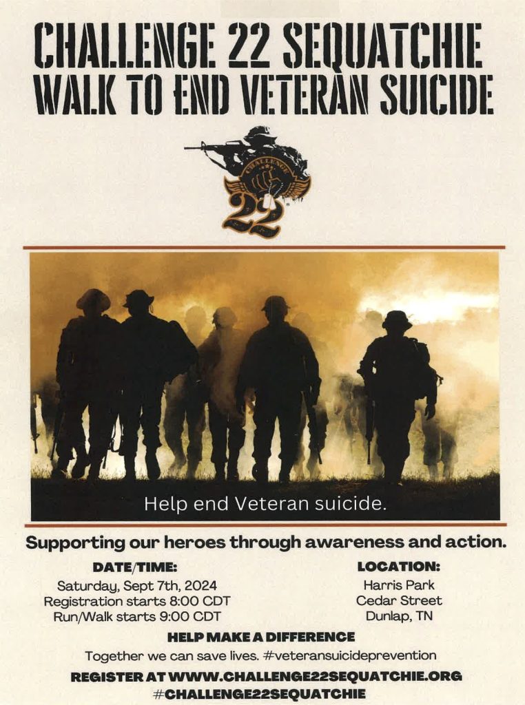 Featured image for: Challenge 22 Walk to End Veteran Suicide.