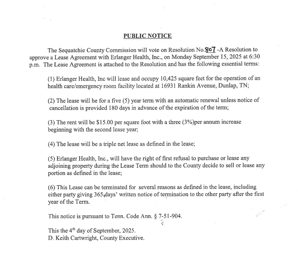 Featured image for: Erlanger Public Notice
