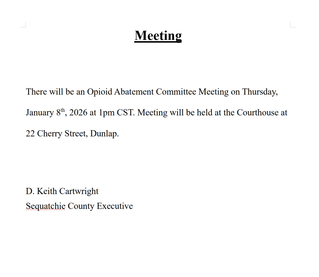 Featured image for: Opioid Abatement Committee Meeting