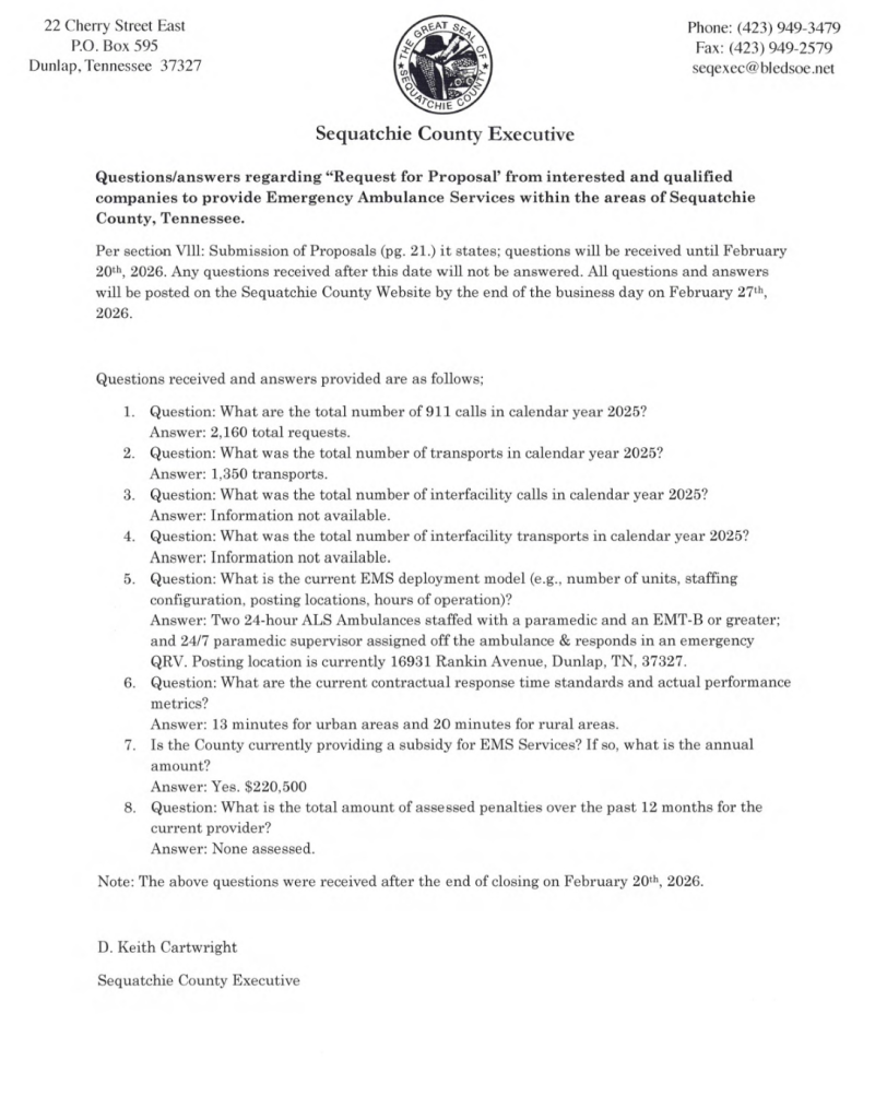 Featured image for: Questions and Answers regarding "Request for Proposal"